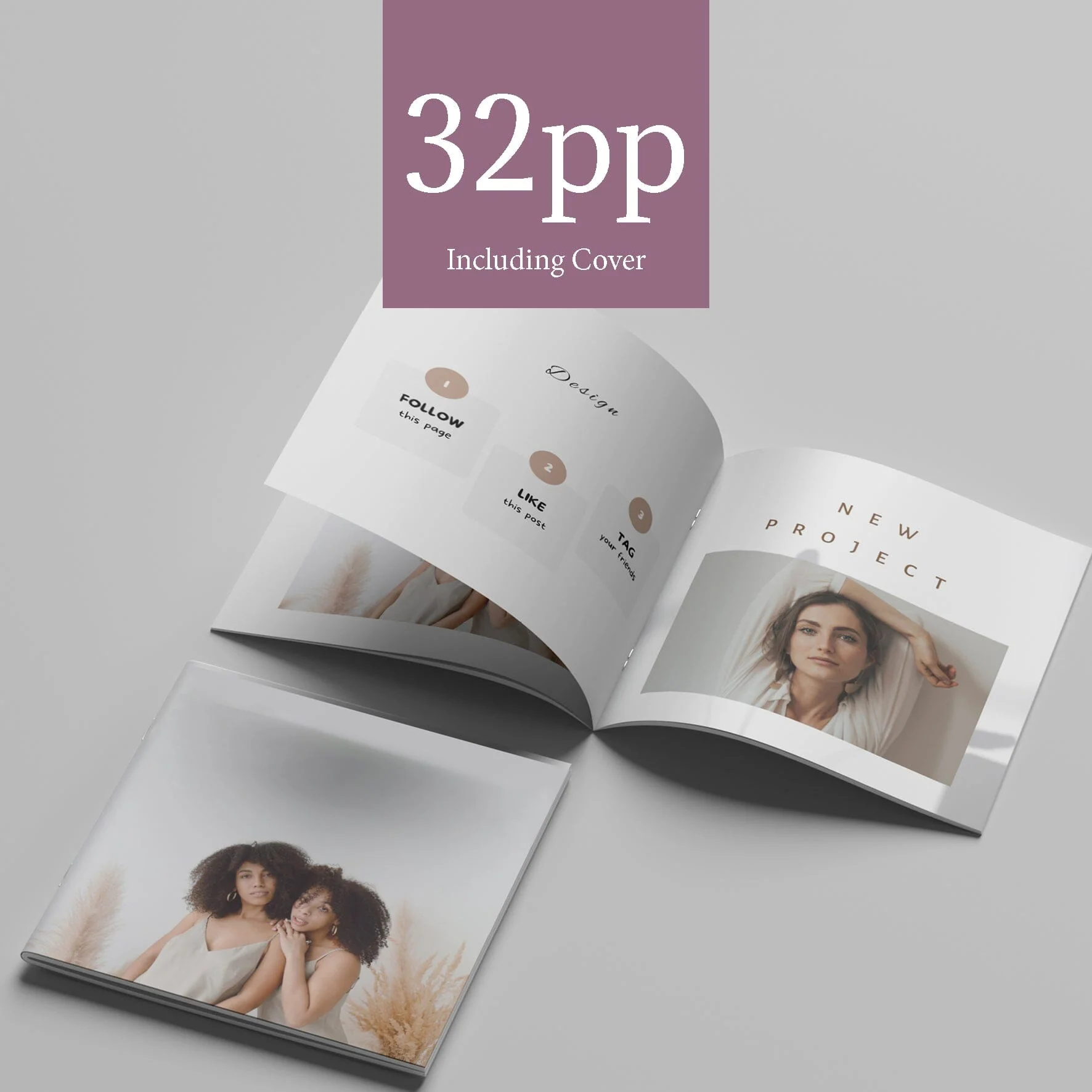 Square 32pp Stapled Booklets